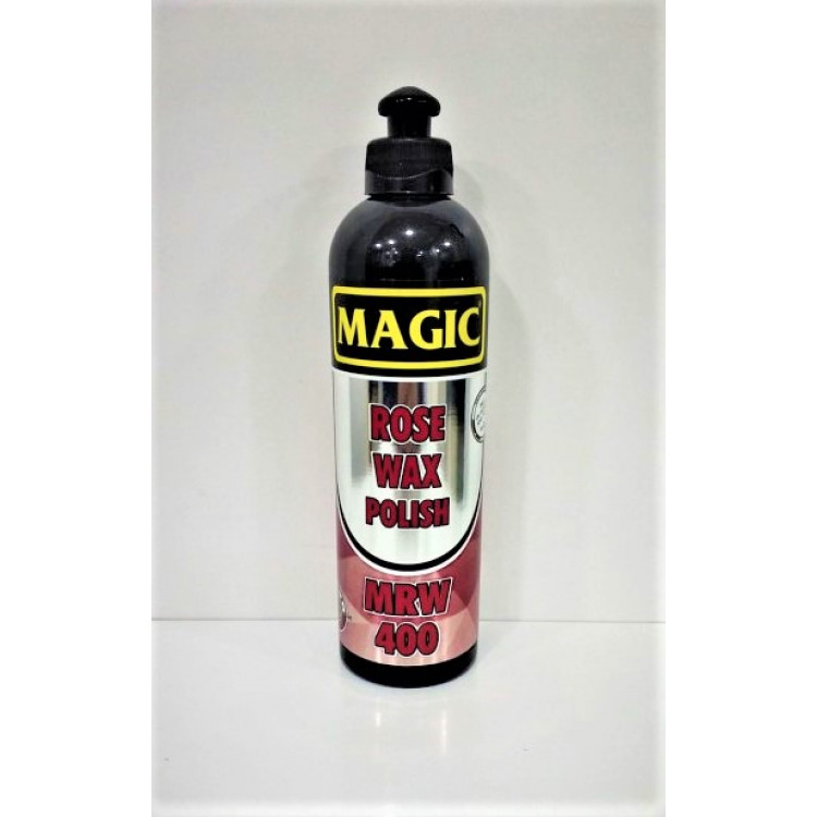 MAGİC ROSE WAX POLİSH - ELLE VE MAKİNE İLE UYGULANABİLEN ÇOK PARLAK SON KAT CİLA 400 ML