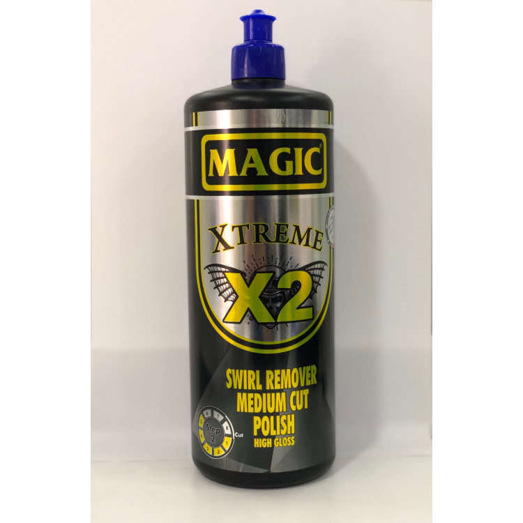 MAGİC X2 XTREME MEDİUM CUT POLİSH - HAREGİDERİCİ PASTA CİLA 1 LİTRE